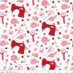 Sew In Love Rose Sewing Yardage by Dani Mogstad for Riley Blake Designs