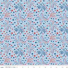 Firecracker Frost Fireworks Yardage by My Mind's Eye for Riley Blake Designs