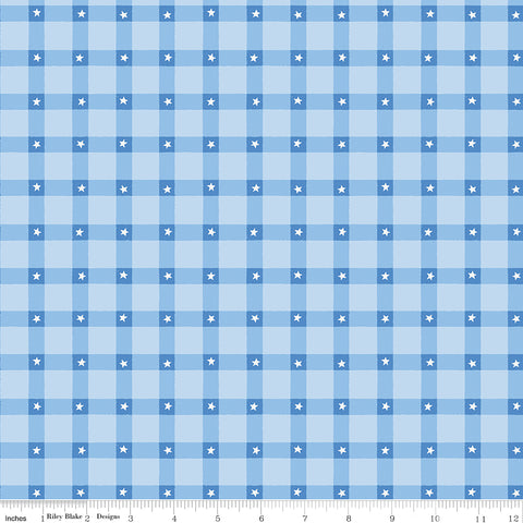 Firecracker Frost Plaid Yardage by My Mind's Eye for Riley Blake Designs