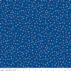 Firecracker Blue Stars Yardage by My Mind's Eye for Riley Blake Designs