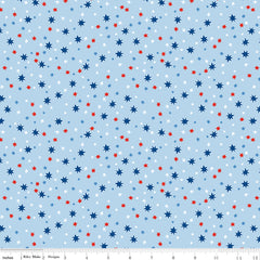 Firecracker Frost Stars Yardage by My Mind's Eye for Riley Blake Designs