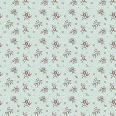 Renew by Gervais Bleached Denim Floral Yardage by Sandy Gervais for Riley Blake Designs