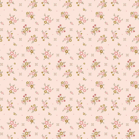 Renew by Gervais Pink Floral Yardage by Sandy Gervais for Riley Blake Designs