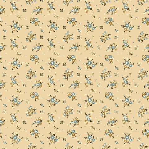 Renew by Gervais Yellow Floral Yardage by Sandy Gervais for Riley Blake Designs