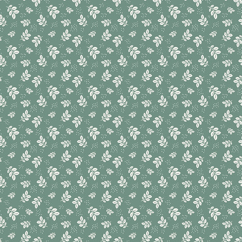 Renew by Gervais Aqua Leaves Yardage by Sandy Gervais for Riley Blake Designs