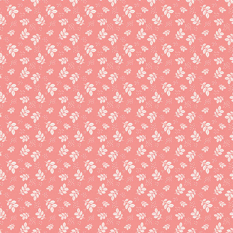 Renew by Gervais Coral Leaves Yardage by Sandy Gervais for Riley Blake Designs