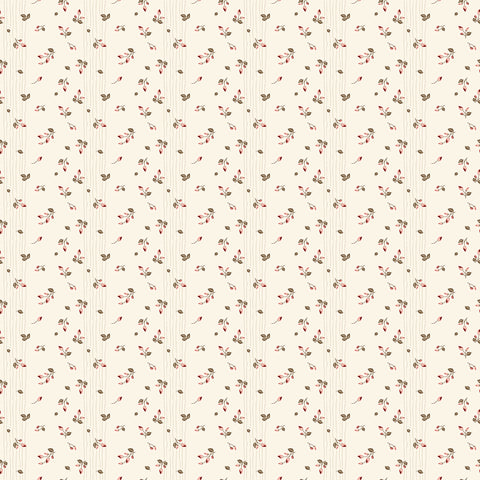Renew by Gervais Latte Rosebuds Yardage by Sandy Gervais for Riley Blake Designs