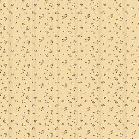 Renew by Gervais Yellow Rosebuds Yardage by Sandy Gervais for Riley Blake Designs