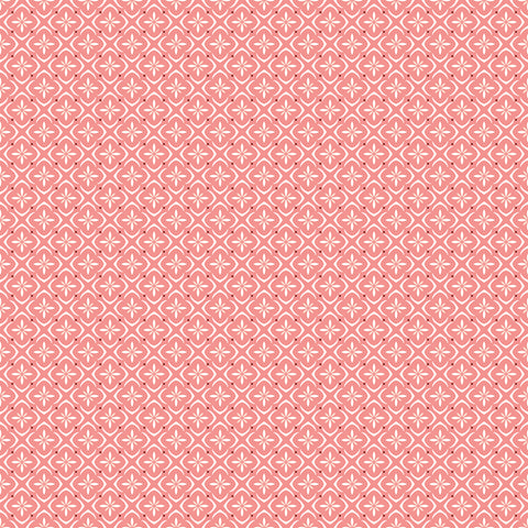 Renew by Gervais Coral Tile Yardage by Sandy Gervais for Riley Blake Designs