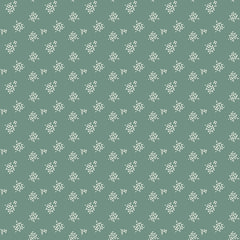 Renew by Gervais Aqua Ditsy Yardage by Sandy Gervais for Riley Blake Designs
