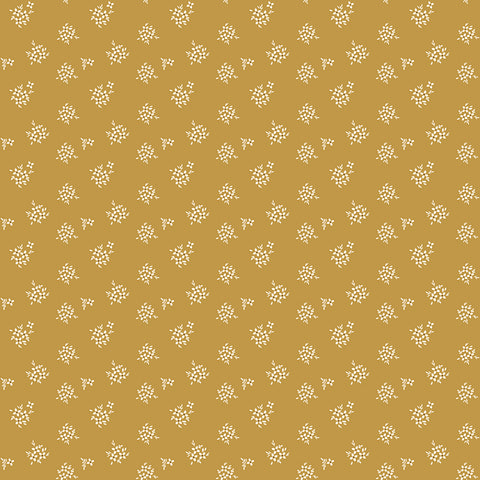 Renew by Gervais Gold Ditsy Yardage by Sandy Gervais for Riley Blake Designs