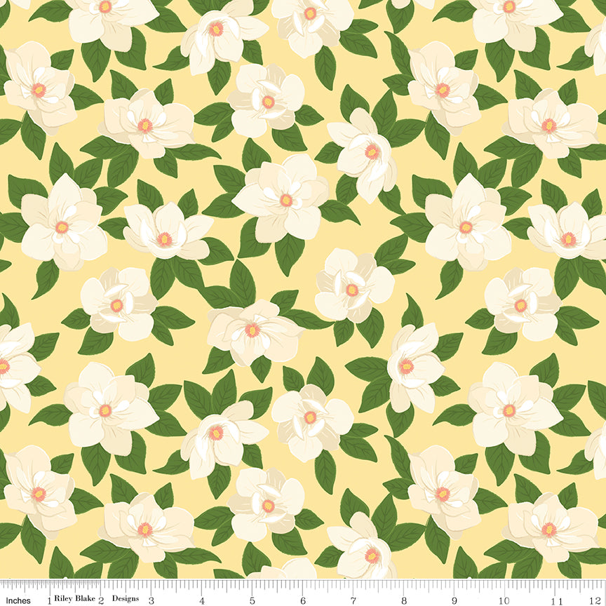 Southern Charm Yellow Main Yardage by RBD Designers for Riley Blake Designs