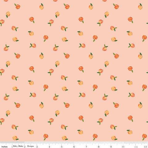 Southern Charm Peaches 'N Cream Peaches Yardage by RBD Designers for Riley Blake Designs