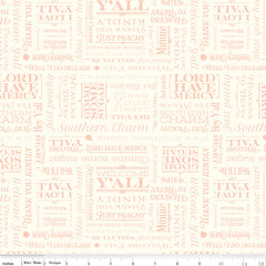 Southern Charm Cloud Text Yardage by RBD Designers for Riley Blake Designs