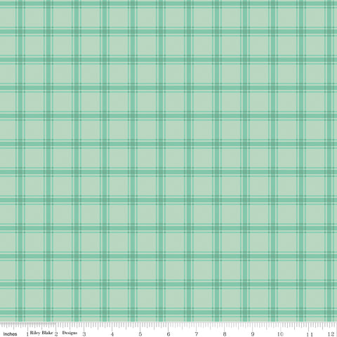 Southern Charm Mint Gingham Yardage by RBD Designers for Riley Blake Designs