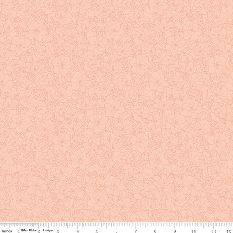 Southern Charm Peaches 'N Cream Magnolia Tonal Yardage by RBD Designers for Riley Blake Designs