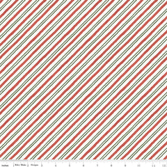 Holiday Spirit Multi Stripe Yardage by Lisa Audit for Riley Blake Designs