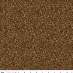 Cowgirl Brown Leather Yardage by Echo Park Paper Co. for Riley Blake Designs