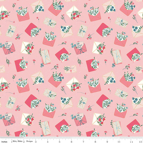 Correspondence Frosting Letters Yardage by Beverly McCullough for Riley Blake Designs