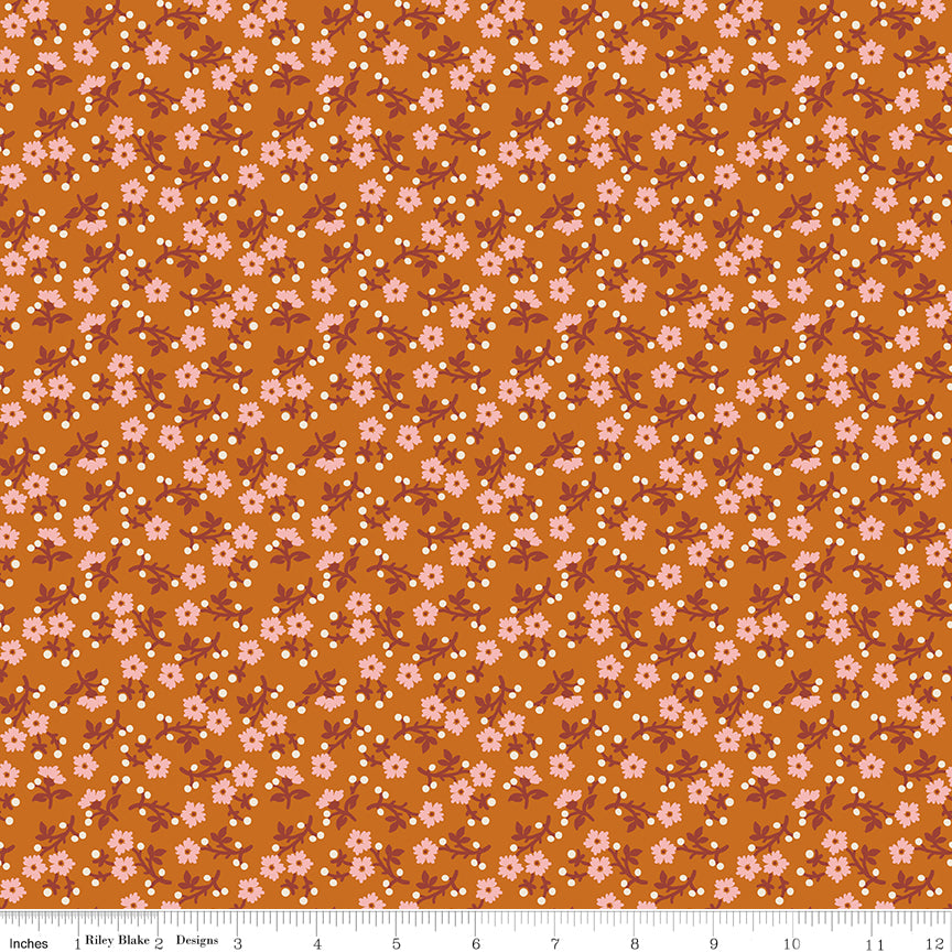 Baked With Love Amber Grateful Yardage by Lori Holt for Riley Blake Designs
