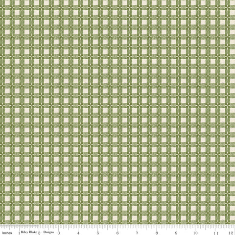 Baked With Love Olive Tablecloth Yardage by Lori Holt for Riley Blake Designs