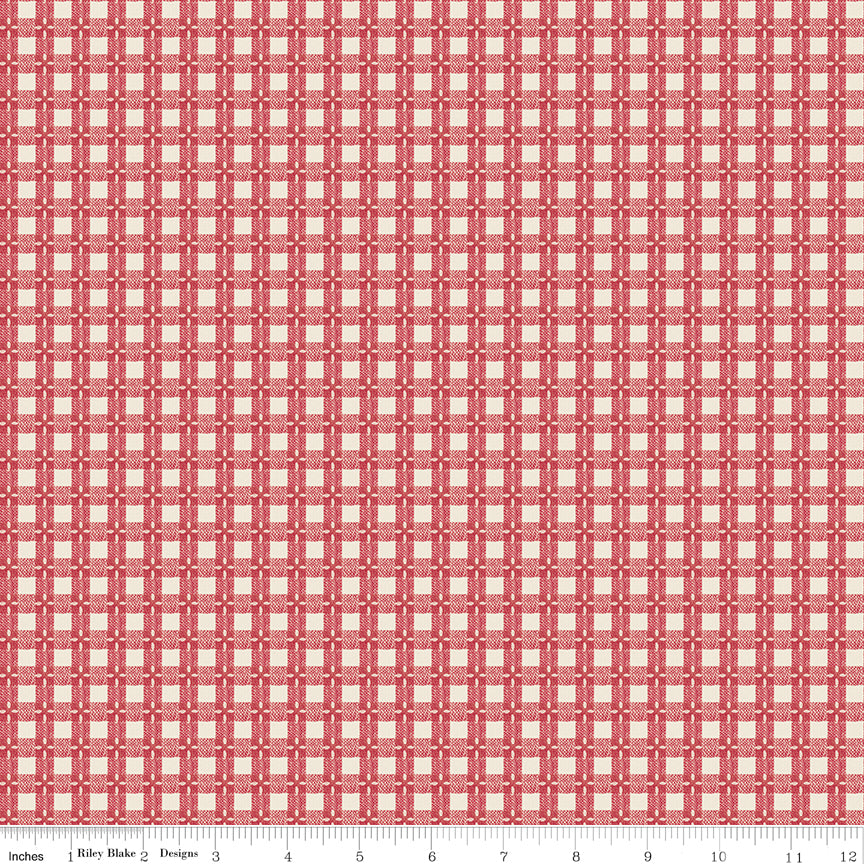 Baked With Love Schoolhouse Tablecloth Yardage by Lori Holt for Riley Blake Designs