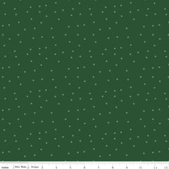 Christmas Time Forest Dots Yardage by Dani Mogstad for Riley Blake Designs