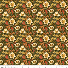 Bountiful Shrubs Floral Yardage by Sandy Gervais for Riley Blake Designs
