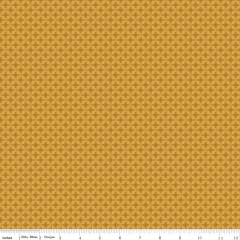 Bountiful Gold Geometric Yardage by Sandy Gervais for Riley Blake Designs