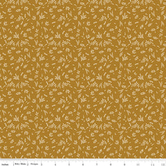 Bountiful Butterscotch Leaves Yardage by Sandy Gervais for Riley Blake Designs