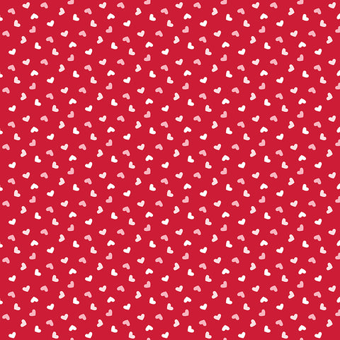 Seasonal Basics Red Heart Toss Yardage by Christopher Thompson for Riley Blake Designs