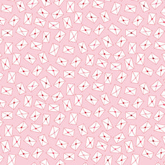 Seasonal Basics Pink Love Notes Yardage by Christopher Thompson for Riley Blake Designs