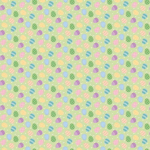 Seasonal Basics Green Egg Toss Yardage by Christopher Thompson for Riley Blake Designs