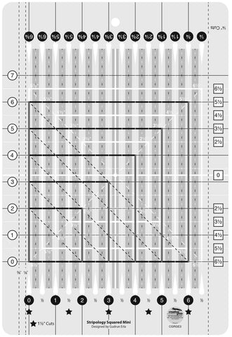 Stripology Creative Grids Quilt Ruler Mini by Gudrun Erla