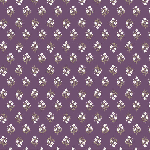 My Darling Deer Plum Meadow Yardage by Michal Marko for Poppie Cotton Fabrics
