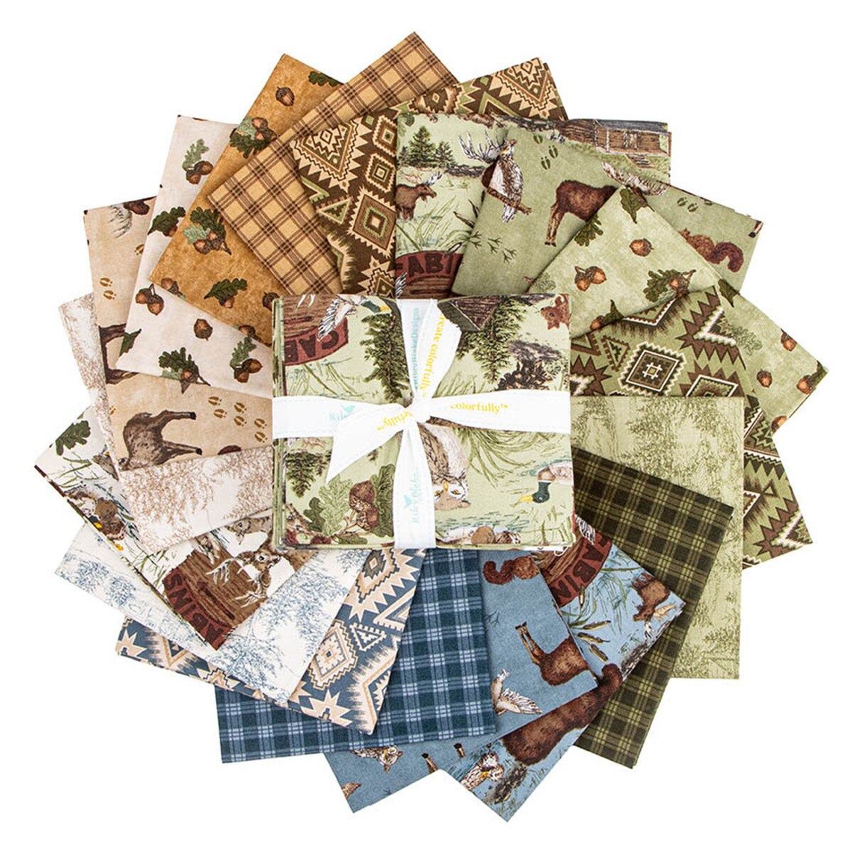 Whispering Pines Fat Quarter Bundle by RBD Designers for Riley Blake Designs