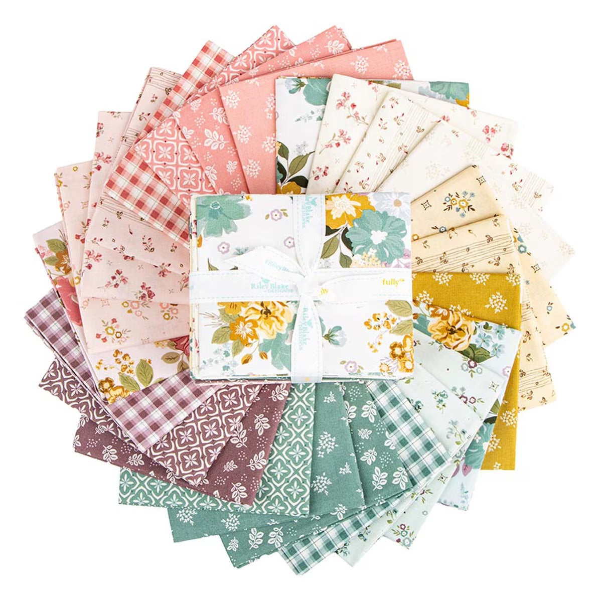 Renew by Gervais Fat Quarter Bundle by Sandy Gervais for Riley Blake Designs