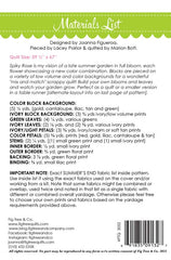 Spiky Rose Quilt Pattern by Fig Tree & Co.