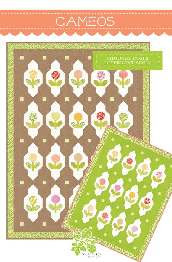 Cameos Quilt Pattern by Fig Tree & Co