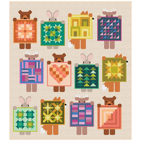 PREORDER Bella Solids Show and Tell Quilt Kit