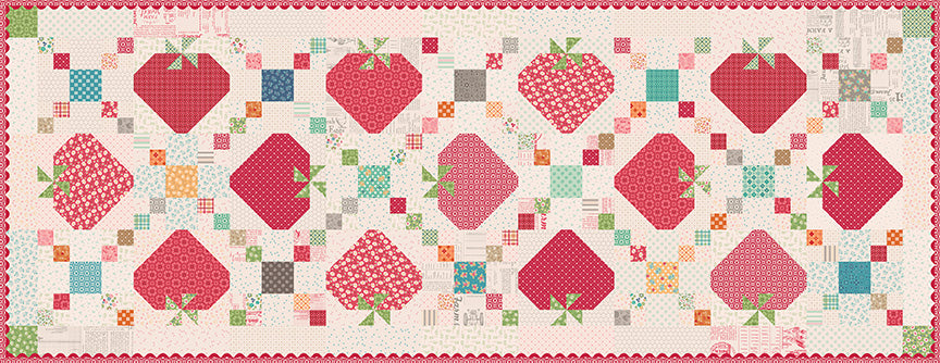 Farmer's Daughter Sweet Strawberry Patch Table Runner Kit
