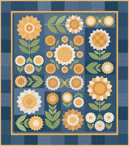 PREORDER Denim & Daisy Fresh As A Daisy Quilt Kit