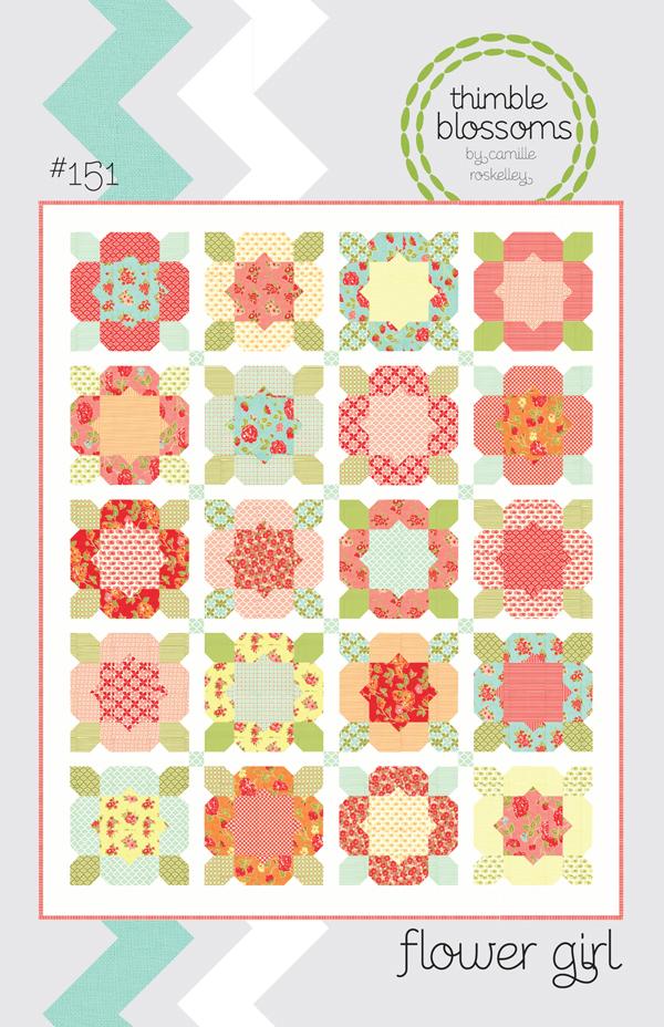 Flower Girl Quilt Pattern by Thimble Blossoms