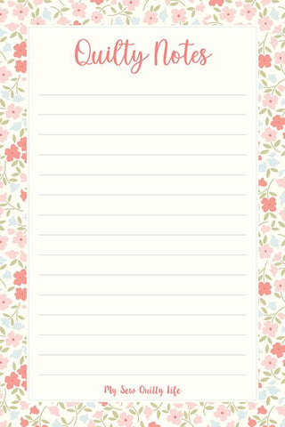 Sunbonnet Notepad by Heather Briggs of My Sew Quilty Life