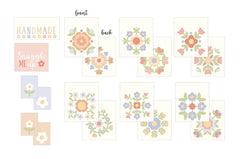 Pastel Prairie Woven Quilt Labels by Heather Briggs