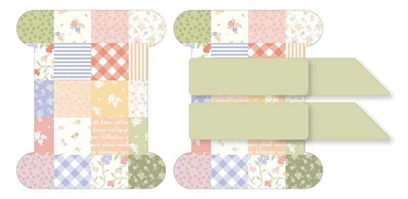 Pastel Prairie Acrylic Binding Holder by Heather Briggs