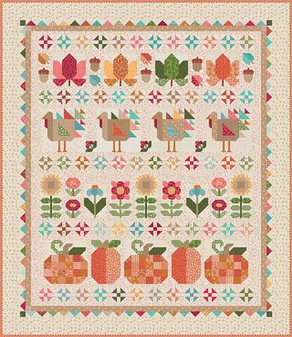 Thanksgiving Row Quilt Pattern by Lori Holt of Bee in my Bonnet for It's Sew Emma