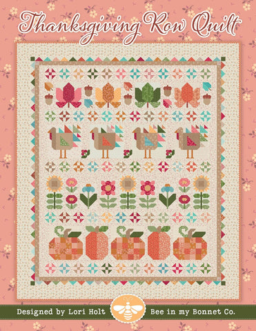 Thanksgiving Row Quilt Pattern by Lori Holt of Bee in my Bonnet for It's Sew Emma