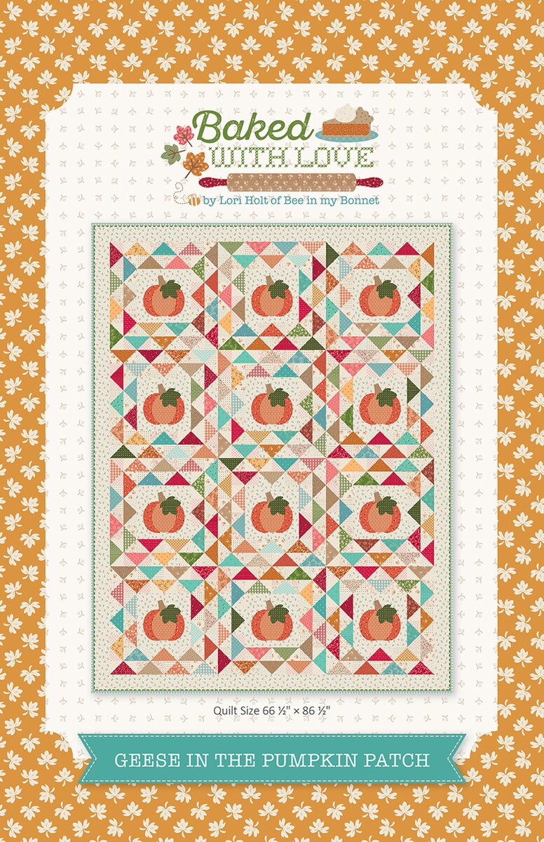 Geese in the Pumpkin Patch Quilt Pattern by Lori Holt of Bee in my Bonnet