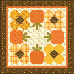 Fall's In Town Pumpkin Parade Quilt Kit